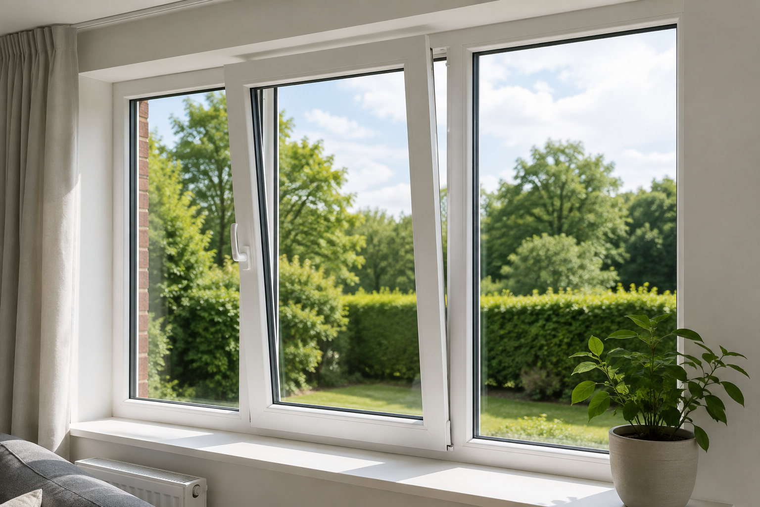 uPVC tilt and turn windows