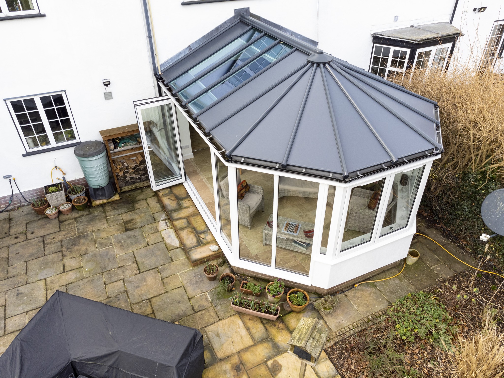 Livinroof conservatory roof replacement in Hove by Sussex Window Works