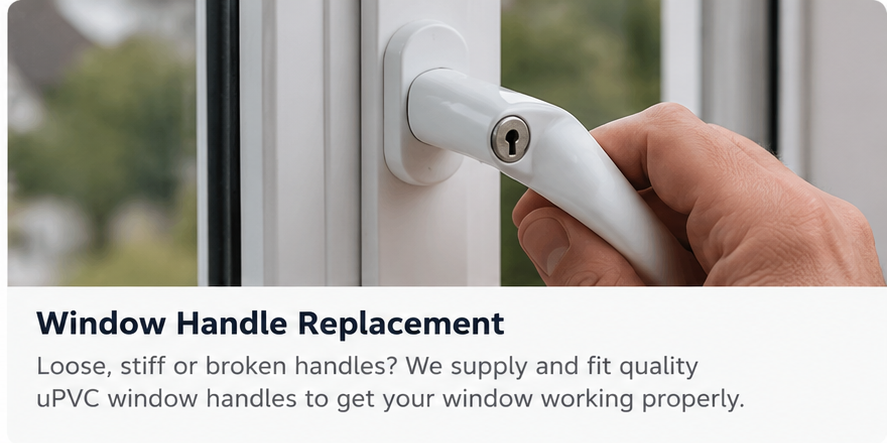 uPVC window handle replacement in Brighton and Hove