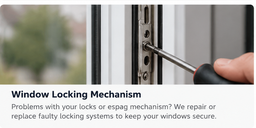 uPVC window locking mechanism repair in Brighton and Hove